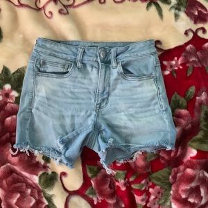 American Eagle next level stretch light blue shorts!
